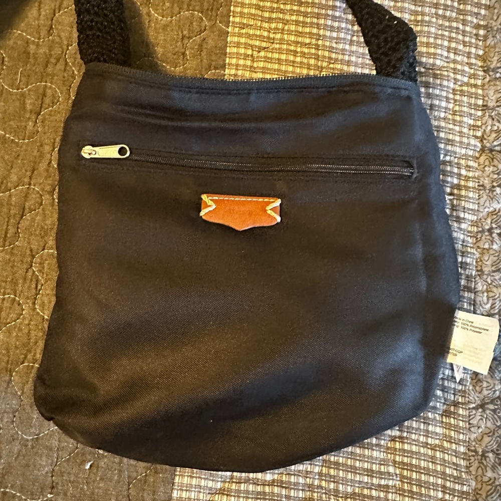 The Sak Black Knit Shoulder Bag - Picture 7 of 14